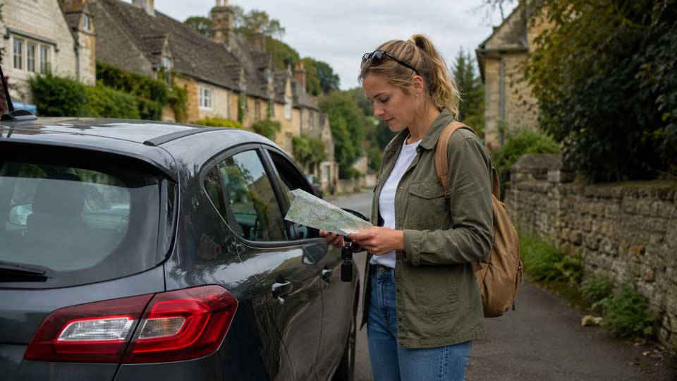 Illustration for: Can an Australian visitor drive a UK car?