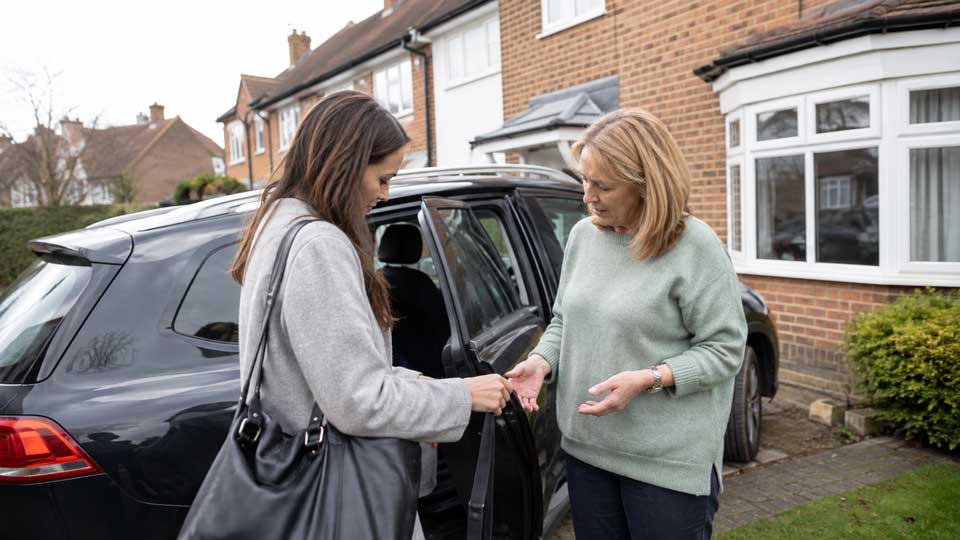 Illustration for: Can I borrow a relative’s car while visiting Britain?
