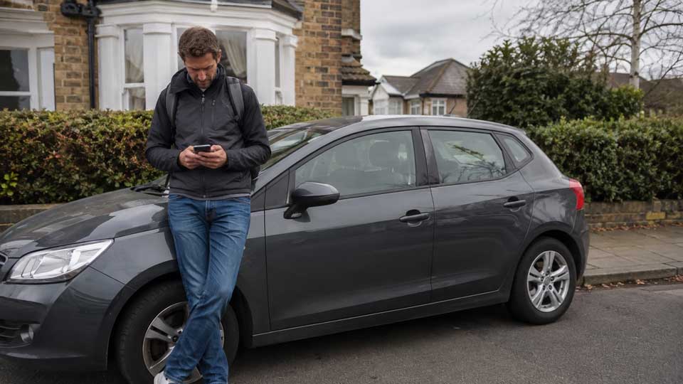 Short-term car insurance illustration for overseas visitors