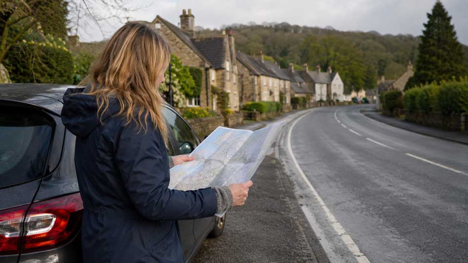 Visitor driving guide overview image